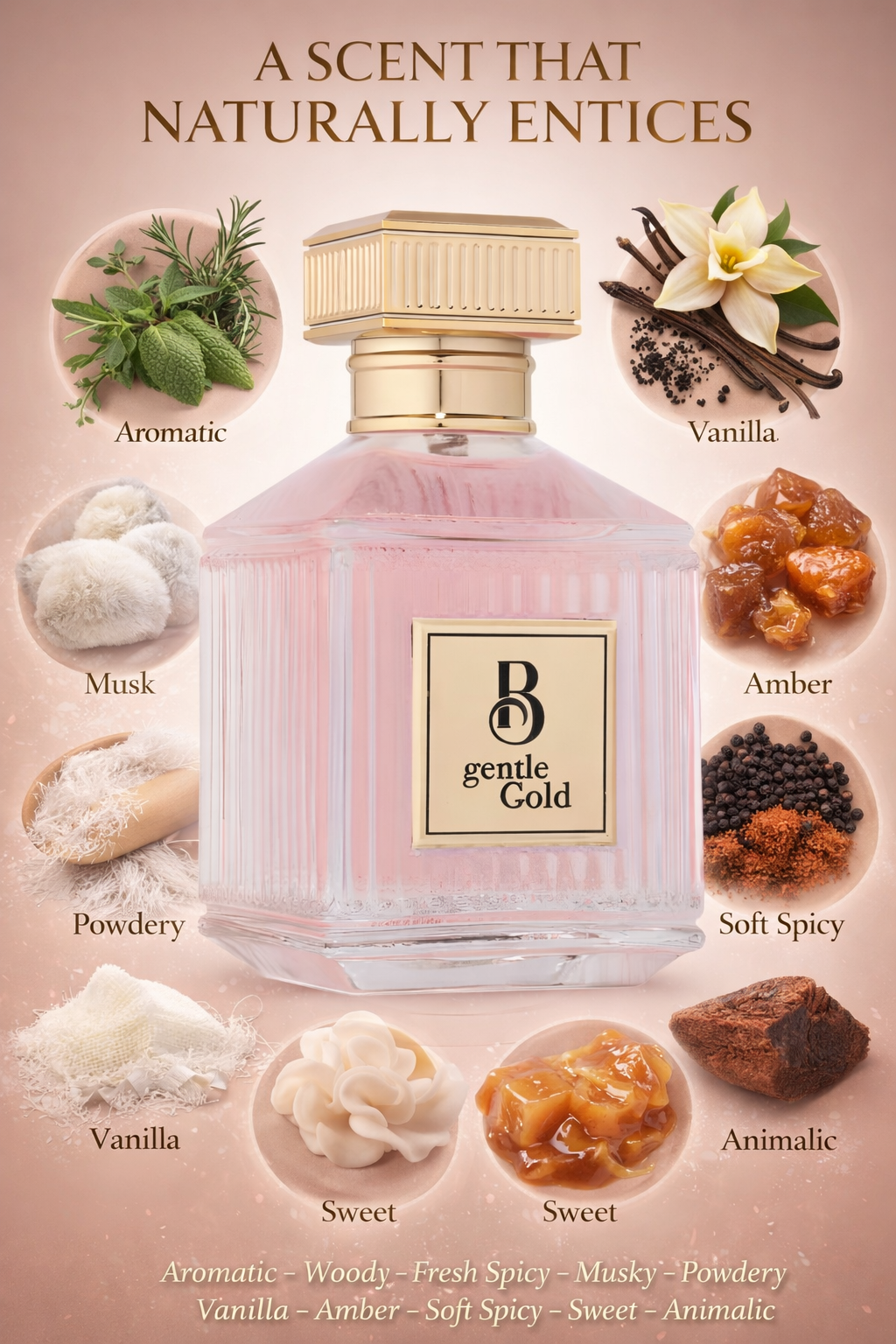 B GENTLE GOLD- FRAGRANCE WORLD