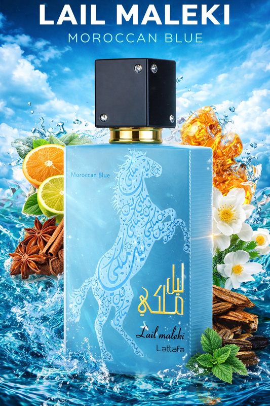 LAIL MALAKI MOROCCAN BLUE - LATTAFA