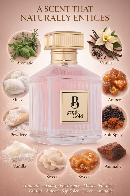 B GENTLE GOLD- FRAGRANCE WORLD