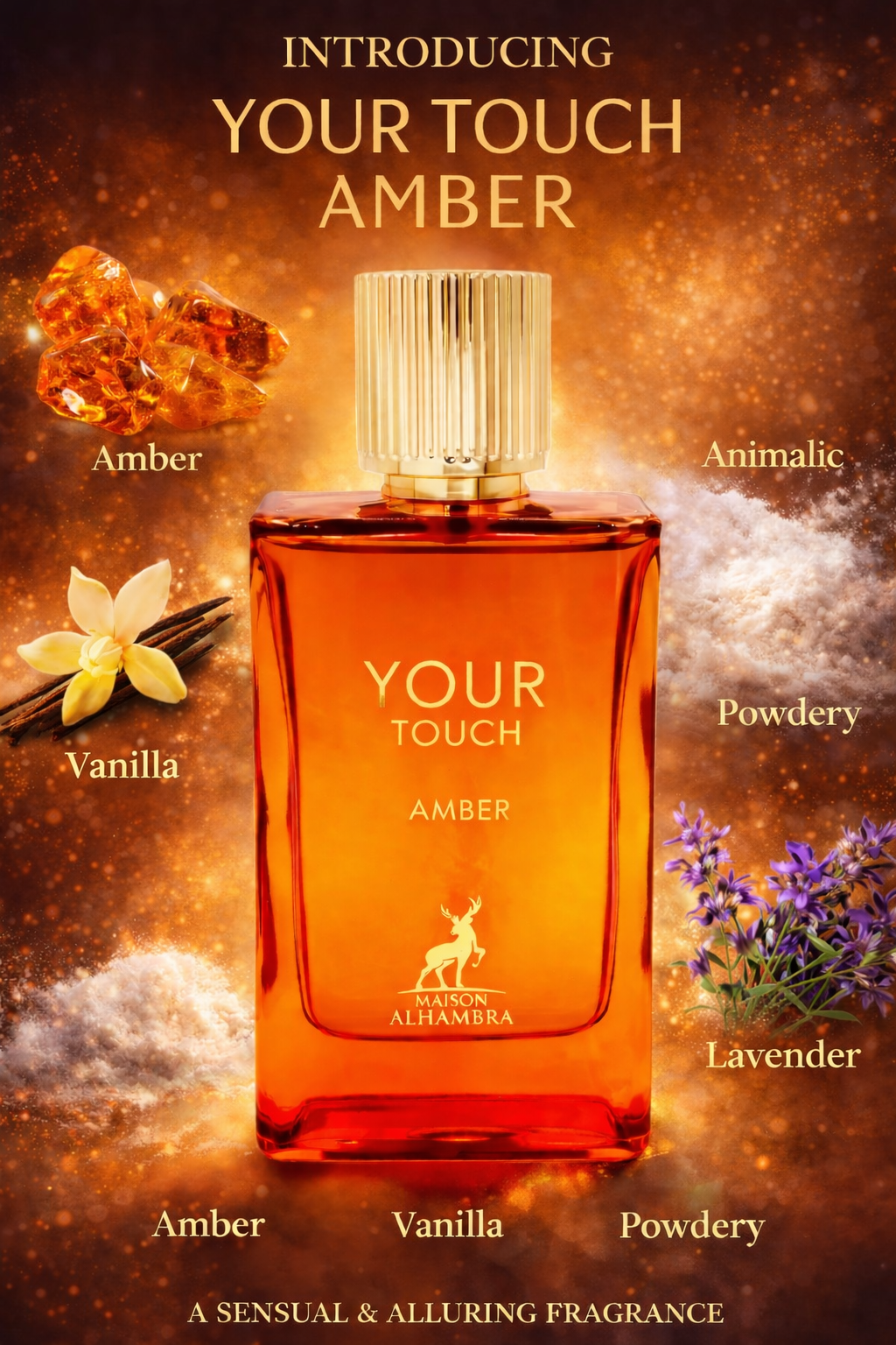 YOUR TOUCH AMBER - MAISON AL HAMBRA
